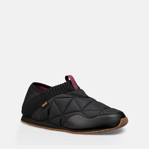 Teva Ember Moc Tøfler Dame Svarte | 1489AKMWU