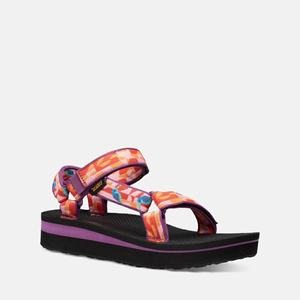 Teva Midform Universal Platåsandaler Dame Svarte / Brune | 4812JPBNM
