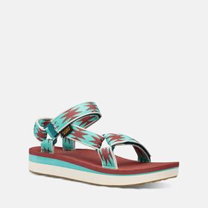 Teva Midform Universal Platåsandaler Dame Lyse Grønn | 5139DJUOG