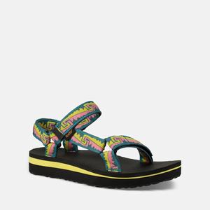 Teva Midform Universal Platåsandaler Dame Svarte / Brune | 5640RATNC