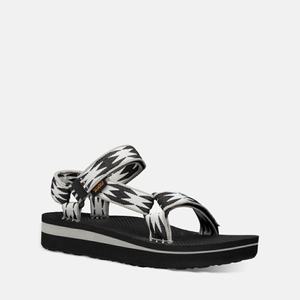 Teva Midform Universal Platåsandaler Dame Svarte / Brune | 9542VWIUG