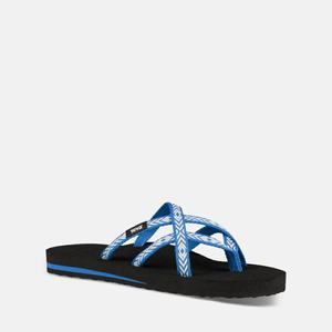 Teva Olowahu Flip Flops Dame Blå | 4927CDMOF
