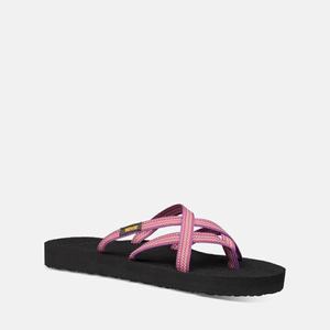 Teva Olowahu Flip Flops Dame Rød / Svarte | 2096DTEVO