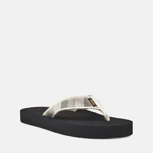 Teva Original Mush Flip Flops Herre Svarte / Hvite | 0652ENZXH