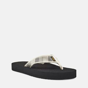 Teva Original Mush Flip Flops Herre Svarte / Hvite | 9547UBAVG