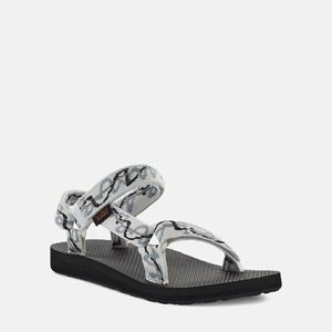 Teva Original Universal Gå Sandaler Dame Hvite / Svarte | 0416LKZBH