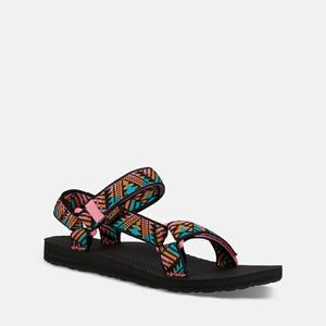 Teva Original Universal Gå Sandaler Dame Rosa / Gul | 7920KHZFA
