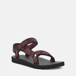 Teva Original Universal Gå Sandaler Dame Svarte / Rød | 8701RBYOT
