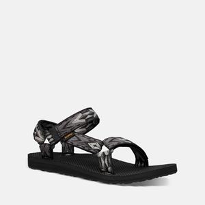 Teva Original Universal Gå Sandaler Dame Svarte / Brune | 9261KMNJX
