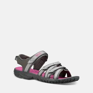 Teva Tirra Tursandaler Barn Sølv / Rød | 7604ECFVK