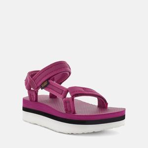 Teva Universal Mesh Print Platåsandaler Dame Rød | 8495AOLMC