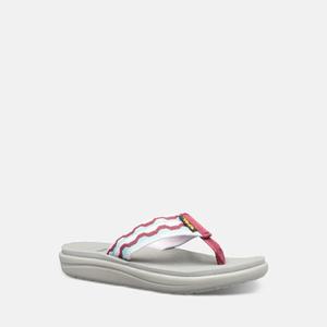 Teva Voya Flip Flops Barn Grå / Rød | 8370DXFSC