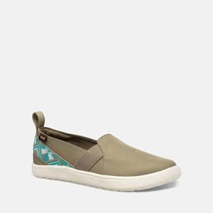 Teva Voya Slip On Joggesko Dame Grønn | 3825WPFJB